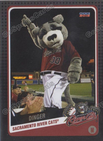 2015 Sacramento River Cats Dinger Mascot