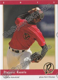 2011 Visalia Rawhide Diogenes Rosario