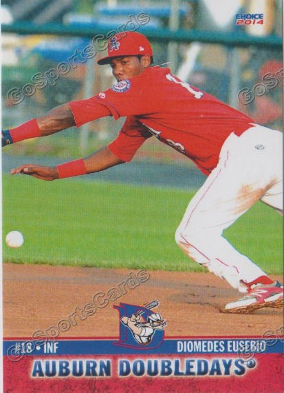 2014 Auburn Doubledays Diomedes Eusebio