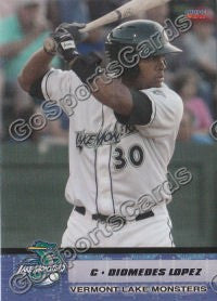 2011 Vermont Lake Monsters Diomedes Lopez