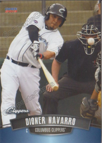 2019 Columbus Clippers Dioner Navarro