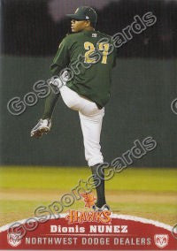 2009 Boise Hawks Dionis Nunez