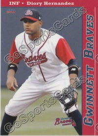 2011 Gwinnett Braves Diory Hernandez