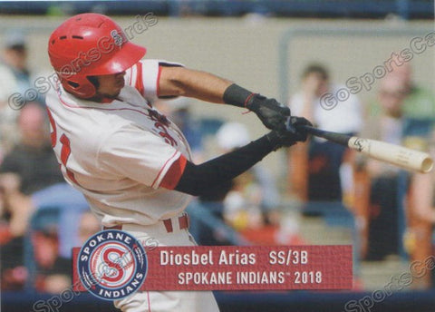 2018 Spokane Indians Diosbel Arias