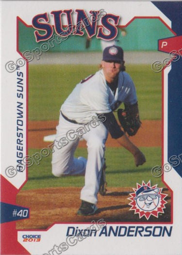 2013 Hagerstown Suns Dixon Anderson