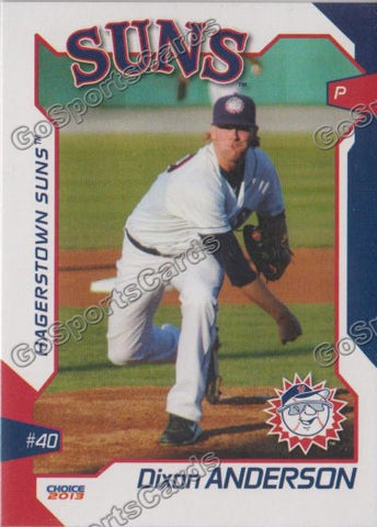 2013 Hagerstown Suns Dixon Anderson