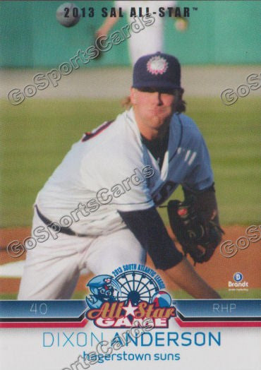 2013 South Atlantic League All Star SAL ND Dixon Anderson