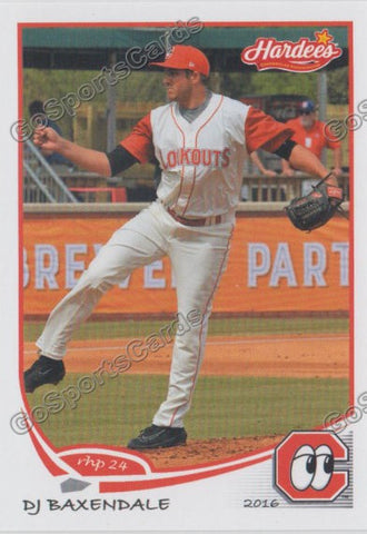 2016 Chattanooga Lookouts DJ Baxendale