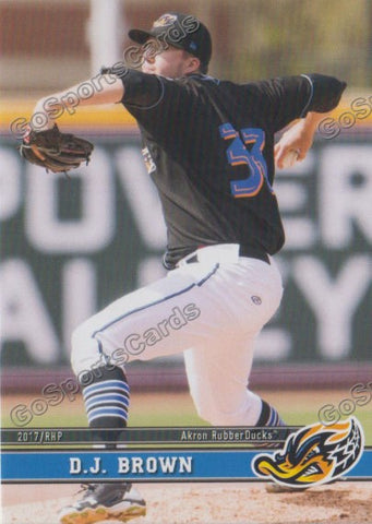 2017 Akron RubberDucks DJ Brown