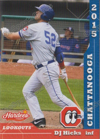 2015 Chattanooga Lookouts Dalton DJ Hicks