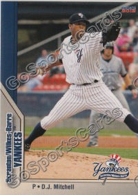 2012 Scranton Wilkes Barre Yankees Empire State DJ Mitchell