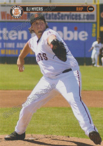 2019 San Jose Giants DJ Myers