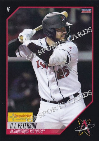 2022 Albuquerque Isotopes SGA DJ Peterson