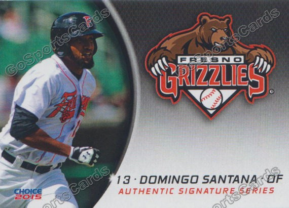 2015 Fresno Grizzlies Domingo Santana