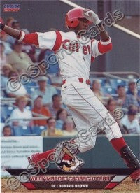 2007 Williamsport CrossCutters Dominic Domonic Brown