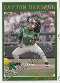 2011 Dayton Dragons Dominic D'Anna