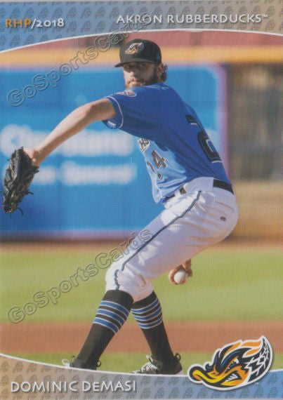 2018 Akron Rubber Ducks Dominic Demasi