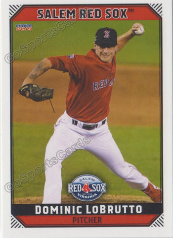 2019 Salem Red Sox Dominic Lobrutto