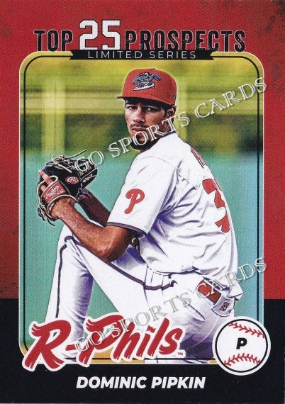 2022 Reading Fightin Phils Top 25 Prospects Dominic Pipkin