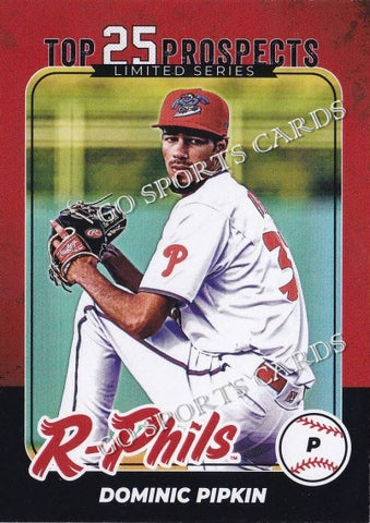 2022 Reading Fightin Phils Top 25 Prospects Dominic Pipkin