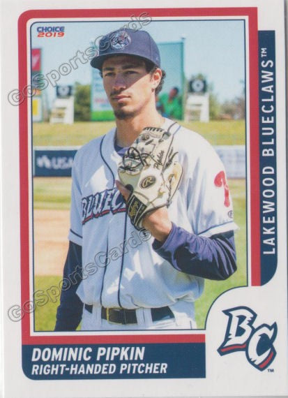 2019 Lakewood BlueClaws Dominic Pipkin