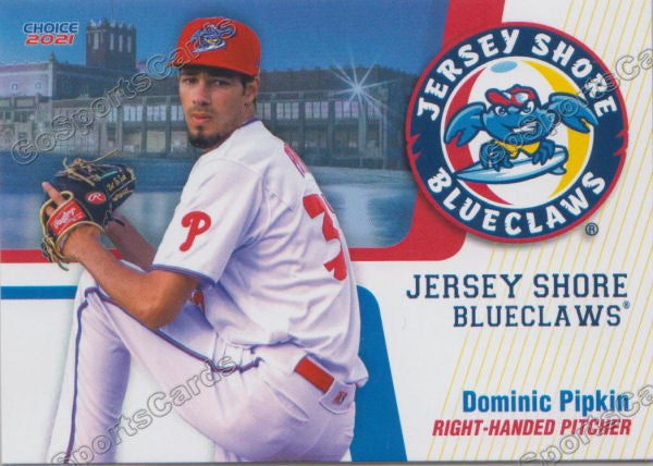 2021 Jersey Shore Blueclaws Dominic Pipkin
