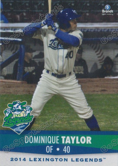 2014 Lexington Legends Dominique Taylor