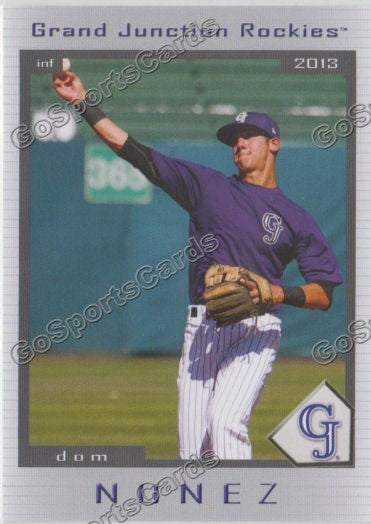 2013 Grand Junction Rockies Dom Nunez