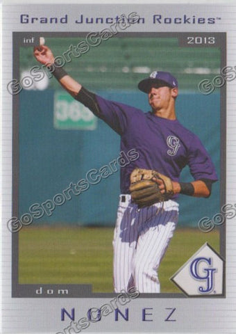 2013 Grand Junction Rockies Dom Nunez