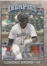 2012 Lehigh Valley IronPigs Domonic Brown