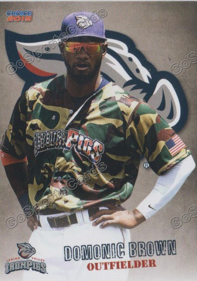 2015 Lehigh Valley IronPigs Domonic Brown 2nd
