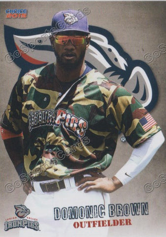 2015 Lehigh Valley IronPigs Domonic Brown 2nd