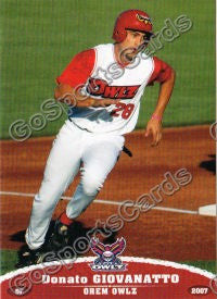 2007 Orem Owlz Donato Giovanatto