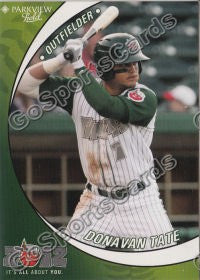 2012 Fort Wayne Tincaps Donavan Tate