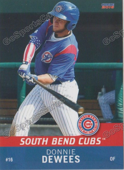 2016 South Bend Cubs Donnie Dewees