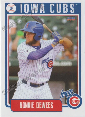 2019 Iowa Cubs Donnie Dewees