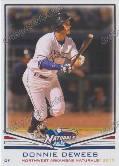 2017 Northwest Arkansas Naturals Donald Donnie Dewees Jr