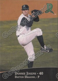 2010 Dayton Dragons Donnie Joseph