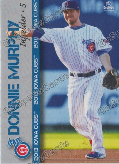 2013 Iowa Cubs Donnie Murphy