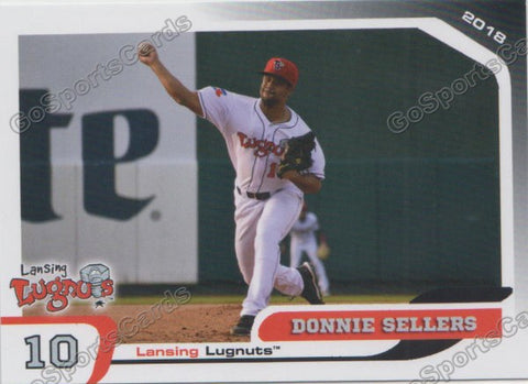 2018 Lansing Lugnuts Donnie Sellers