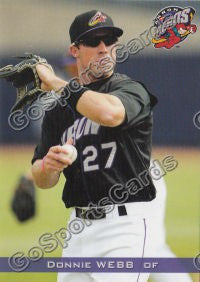 2011 Akron Aeros Donnie Webb