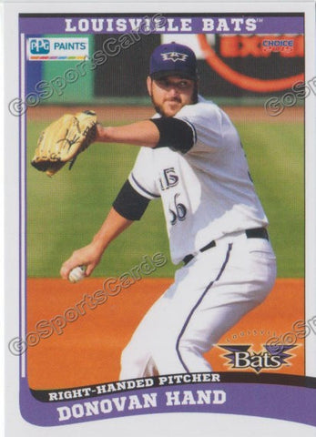 2015 Louisville Bats Donovan Hand