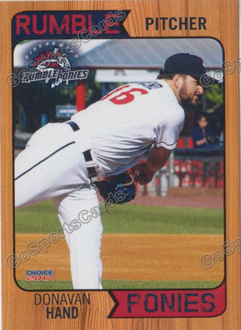 2017 Binghamton Rumble Ponies Donovan Hand