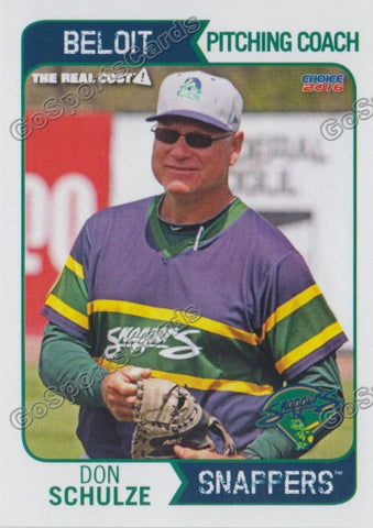 2016 Beloit Snappers Don Schultze