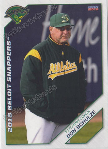 2019 Beloit Snappers Don Schulze