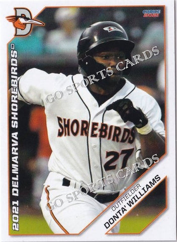 2021 Delmarva Shorebirds Update Donta' Williams