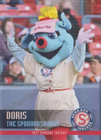 2021 Spokane Indians Doris Mascot