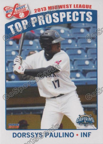 2013 MidWest League Top Prospect Dorssys Paulino