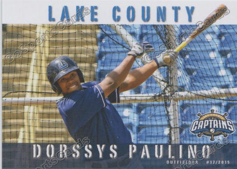 2015 Lake County Captains Dorssys Paulino