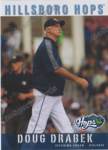 2015 Hillsboro Hops Doug Drabek
